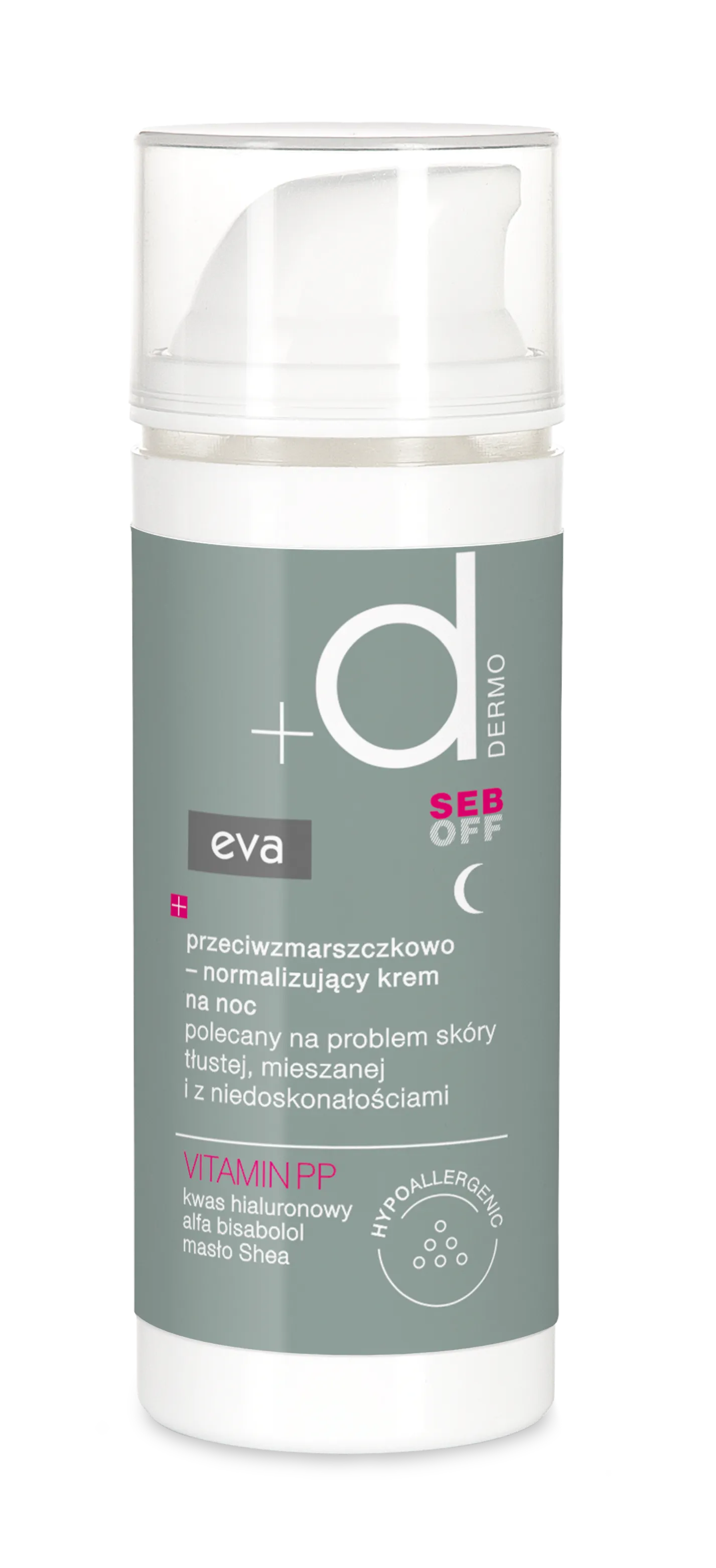 EVA DERMO SEB OFF Przeciwzmarszczkowo-normalizujący krem na noc